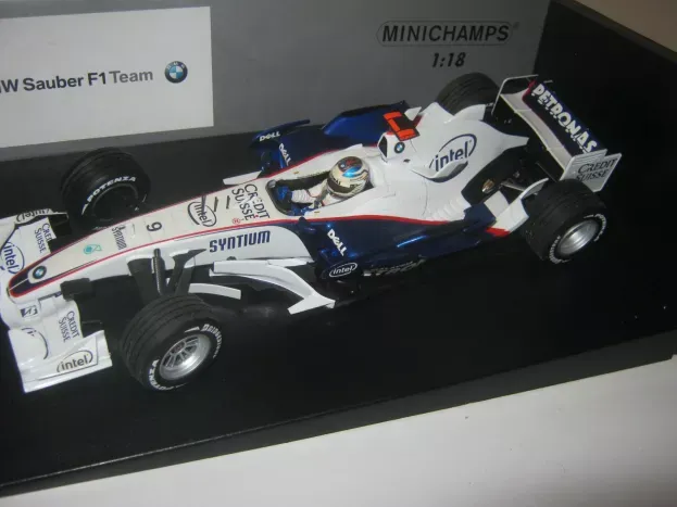 Minichamps Bmw F1 F1.07 N 9 Race Version 2007 Nick Heidfeld 1:18 100070009
