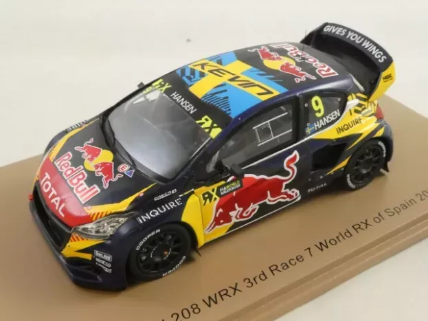 Spark Peugeot 208 Wrx Red Bull Team Hansen N 9 3rd Race 7 World Rx Spain 2020 K.hansen 1:43 S7881