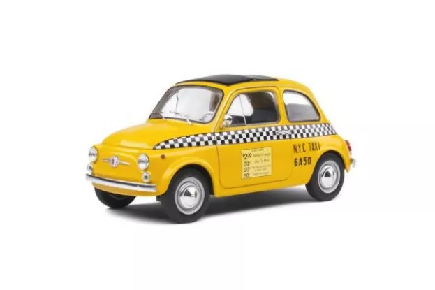 Solido Fiat 500 Taxi Nyc New York City 1965 1:18 1801407
