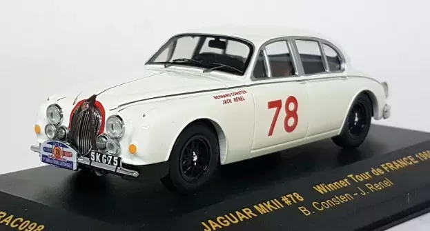 IXO Models Jaguar Mkii N 78 Winner Tour De France 1960 B.consten J.renel 1:43 RAC098