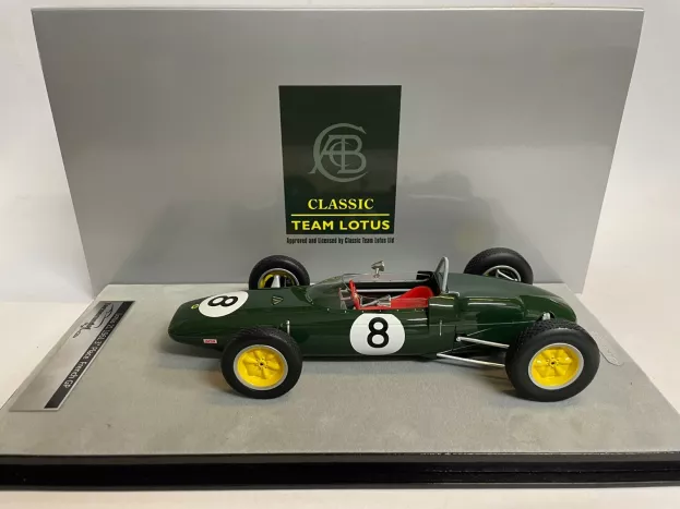 Tecnomodel Lotus F1 21 N 8 3rd French Gp 1961 Jim Clark 1:18 TM18-182B