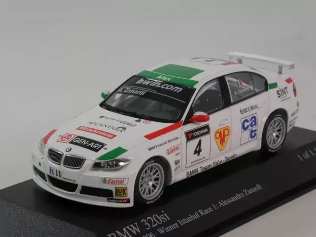 Minichamps Bmw 320is N 4 Winner Race 1 Istanbul Wtcc 2006 Alex Zanardi 1:43 400062604