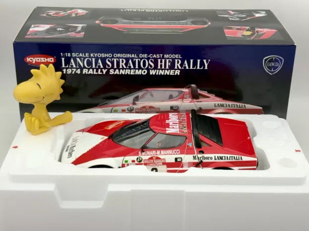 Kyosho Lancia Stratos Hf N 2 Winner Rally Sanremo 1974 S.munari M.mannucci 1:18 08135C