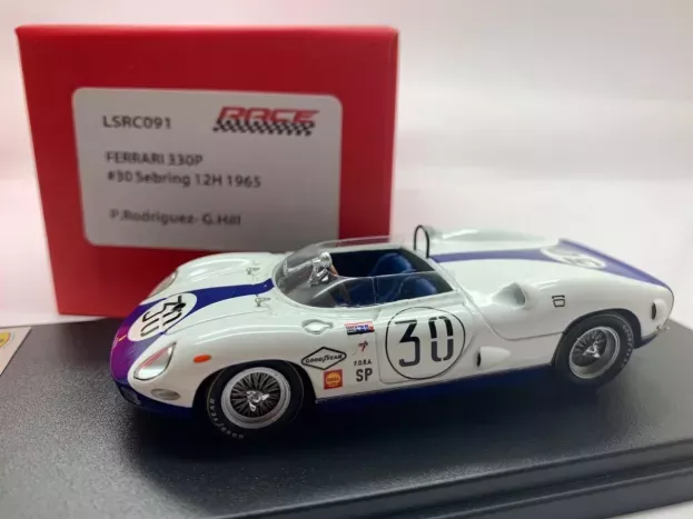 Looksmart Ferrari 330p Spider N 30 12h Sebring 1965 P.rodriguez G.hill 1:43 LSRC091