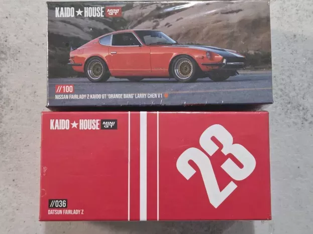 Mini-GT Datsun Fairlady Z N 0 Kaido Gt Larry Chan V1 Coupe 1975 1:64 KHMG100