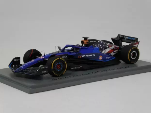 Spark Williams F1 Fw45 Team Williams Racing Gulf N 23 Austin Usa Gp 2023 Alexander Albon 1:43 S8917