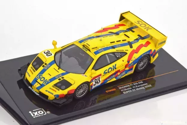 IXO Models Mclaren F-1 Gtr Team Sok N 30 Super Gt Motegi 2002 H.okada H.kurosawa 1:43 GTM092
