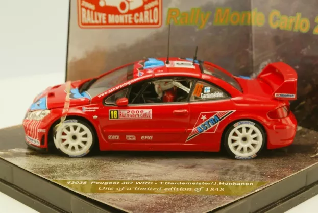 Vitesse Peugeot 307 Wrc N 16 3rd Rally Montecarlo 2006 T.gardemeister J.honkanen 1:43 43038