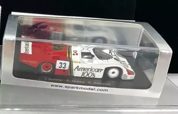 Spark Porsche 956 American 100's Team John Fitzpatrick Racing N 33 24h Le Mans 1985 J.gartner D.hobbs G.edwars 1:43 S3490