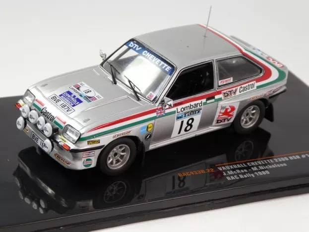 IXO Models Vauxhall Chevette Hsr night Version N 18 Rally Rac Lombard 1980 Jimmy Mcrae Mike Nicholson 1:43 RAC433B.22