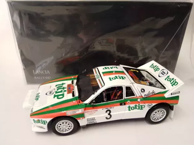 Kyosho Lancia 037 Totip N 3 Rally Isola D'elba 1985 D.cerrato G.cerri 1:18 08306G