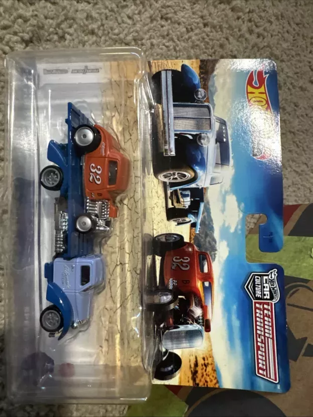 Hot Wheels Ford Speed Waze Truck Car Transporter With Ford N 32 1932 1:64 GRK53
