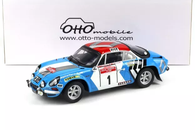 Ottomobile Renault Alpine A110 1800 N 1 Winner Rally Sanremo 1973 Jean-luc Therier 1:12 G096