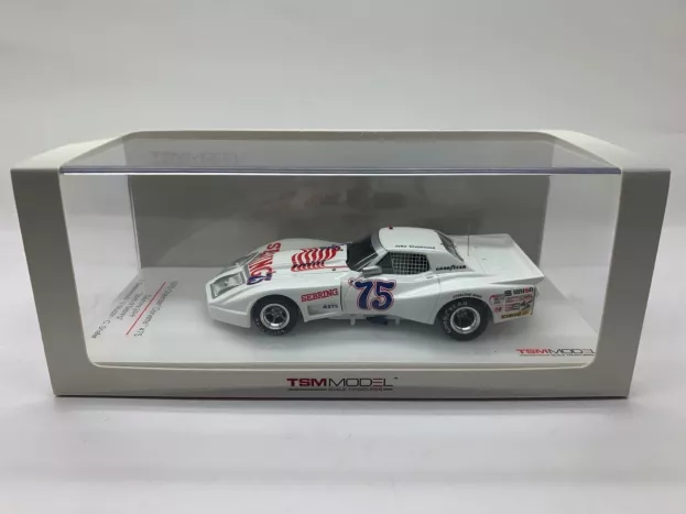 Truescale Chevrolet Corvette N 75 Spirit Of Sebring 24h Daytona 1975 J.greenwood V.muzzin C.shafer 1:43 TSM114330