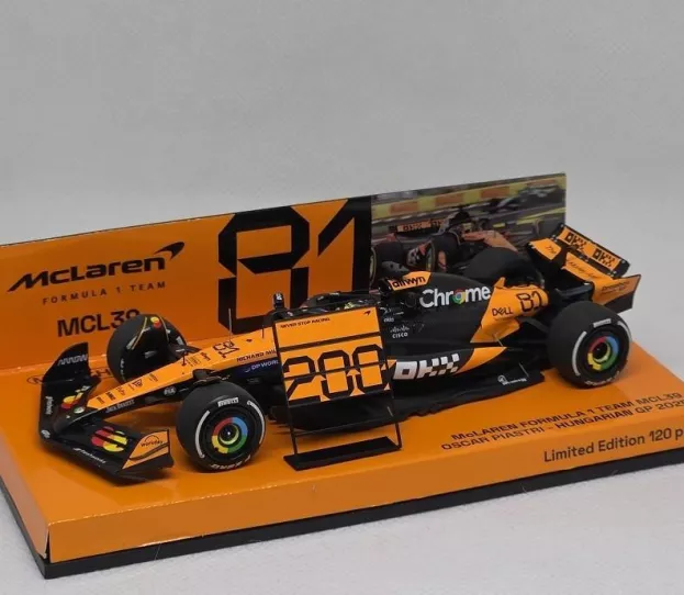 Minichamps Mclaren F1 Mcl39 Team Mclaren N 81 2nd Hungarian Gp 2025 Oscar Piastri 1:43 537255681