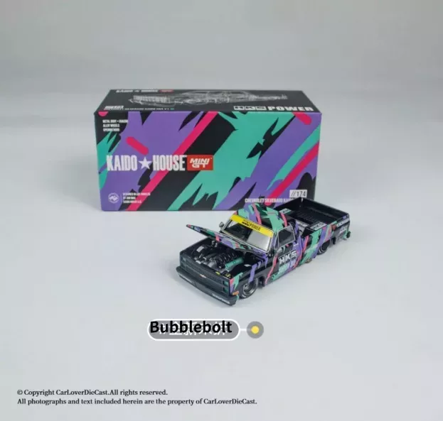 Mini GT Chevrolet Silverado Pick-up N 33 Kaido Works Hks V1 Lhd 1980 1:64 KHMG174