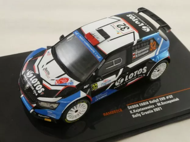 IXO Models Skoda Fabia Rally2 Evo N 32 Rally Croatia 2021 K.kajetanowicz M.szczepaniak 1:43 RAM802LQ
