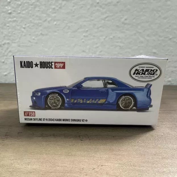 Mini GT Nissan Skyline Gt-r r34 Kaido Works v2 Aero Shinjuku V2 1999 1:64 KHMG158