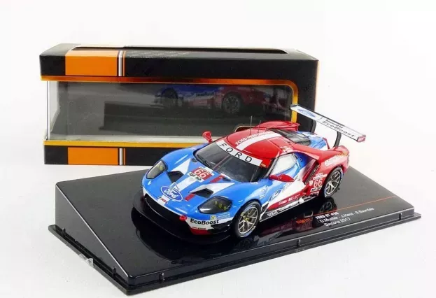 IXO Models Ford Gt 3.5l Turbo V6 Team Ford Chip Ganassi Uk N 66 Winner Gtlm Class 24h Daytona 2017 D.muller J.hand S.bourdais 1:43 GTM111