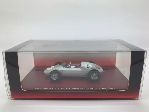 Truescale Porsche 718 F2 N 6 4th Gran Prix Solitude 1960 Graham Hill 1:43 TSM114310