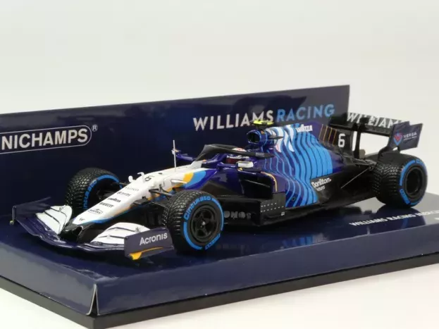Minichamps Williams F1 Fw43b Mercedes M12 Eq Power+ Team Williams Racing N 6 Belgium Gp 2021 Nicholas Latifi 1:43 417211306