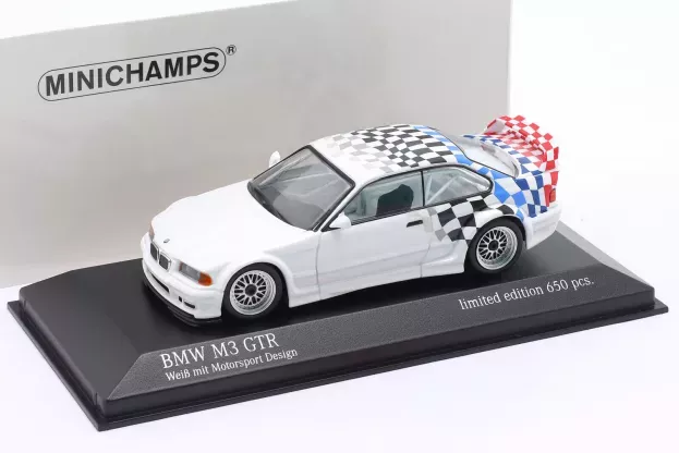 Minichamps Bmw 3-series M3 e36 Gtr Motorsport Livery 1993 1:43 943023384