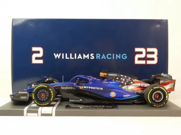 Minichamps Williams F1 Fw45 Team Williams Racing Gulf N 23 Austin Usa Gp 2023 Alexander Albon 1:18 117231923