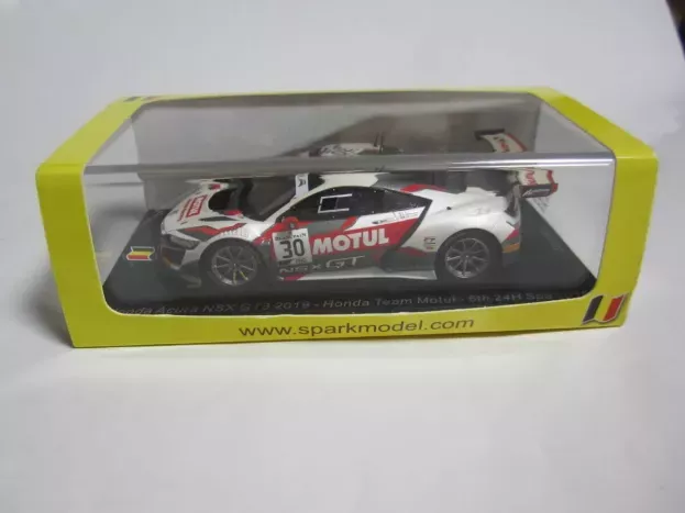 Spark Honda Acura Nsx Gt3 Team Honda Motul N 30 24h Spa 2019 M.farnbacher R.van Der Zande B.baguette 1:43 SB255