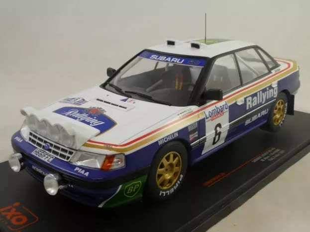 IXO Models Subaru Legacy Rs night Version N 6 Rally Rac Lombard 1991 M.alen I.kivimaki 1:18 18RMC080A.20