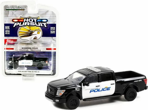 Greenlight Nissan Titan Xd Pro-x4 Pick-up California Police 2018 1:64 42970E