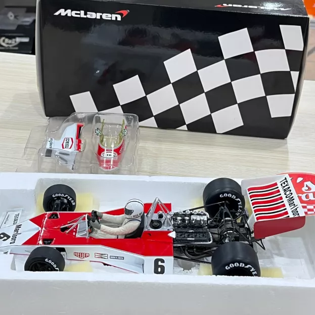 Minichamps Mclaren F1 Ford M23 Texaco N 6 Season 1974 D.hulme 1:18 530741806