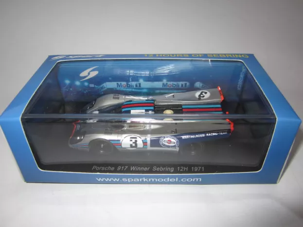 Spark Porsche 917k 4.9l Team Martini Racing N 3 Winner 12h Sebring 1971 Vic Elford Gerard Larrousse 1:43 43SE71