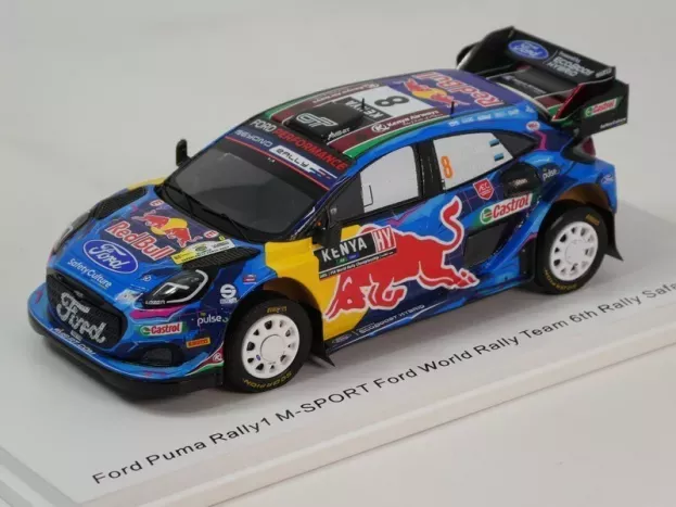 Spark Ford Puma Rally1 Team Ford World Rally M-sport N 8 6th Rally Safari 2023 Ott Tanak Martin Jarveoja 1:43 S6739