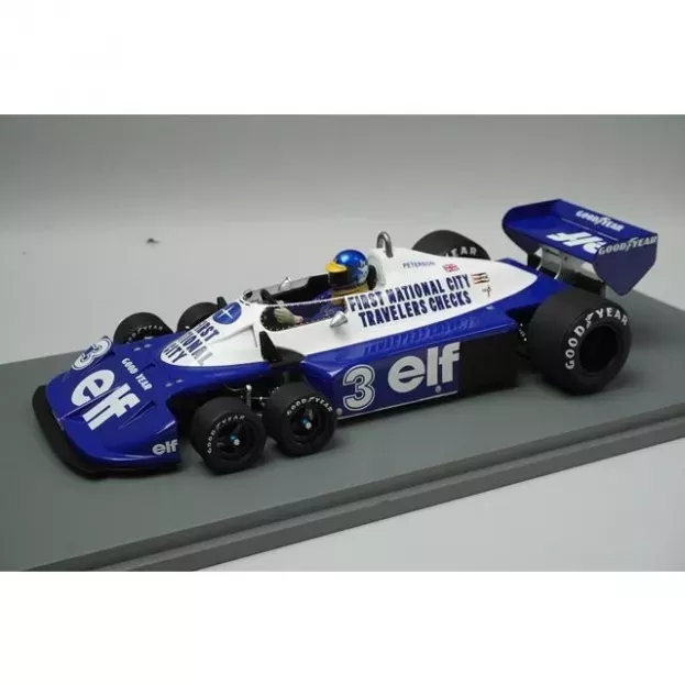 Spark Tyrrell F1 P34 Elf N 3 German Gp 1977 Ronnie Peterson Con Vetrina With Showcase Special Box 1:18 18S572