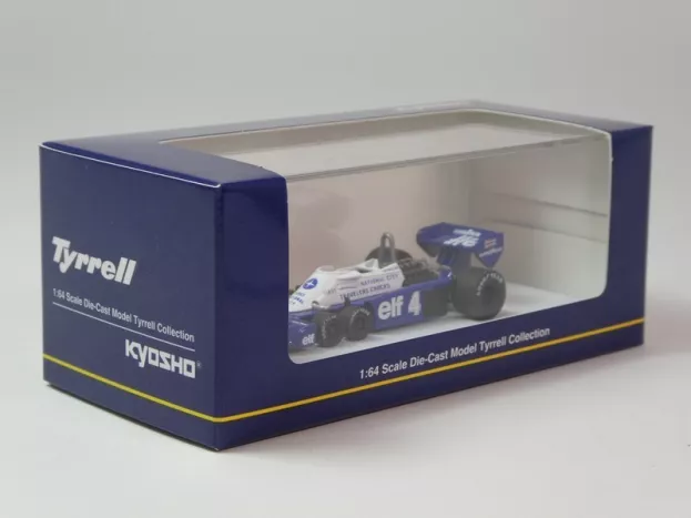 Kyosho Tyrrell F1 P34 Elf 6 Wheeler N 4 Season 1977 Patrick Depailler 1:64 07038B4