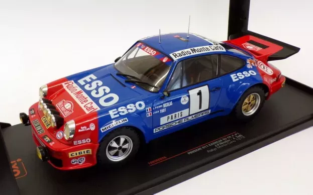 IXO Models Porsche 911 Carrera Rs Team Esso night Version N 1 Rally Montecarlo 1979 J.p.nicolas J.todt 1:18 18RMC026