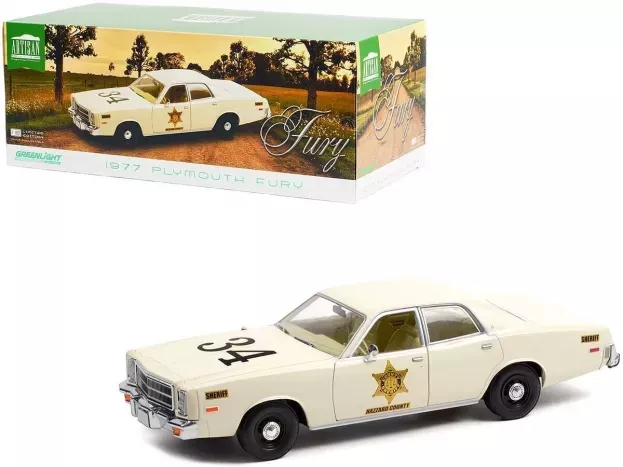 Greenlight Plymouth Fury Hazzard Police Hazzard County 1977 1:18 19112