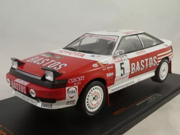 IXO Models Toyota Celica Gt-four St165 Bastos N 5 Rally Haspengouw 1990 R.verreydt G.biar 1:18 18RMC119.22