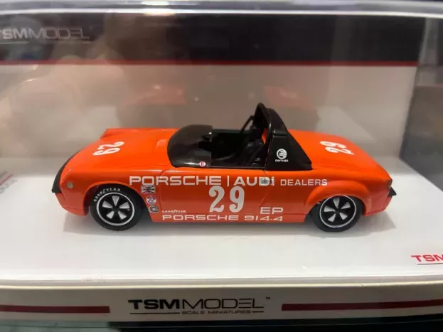 Truescale Porsche 914-4 N 29 American Road Race Championship 1972 Ritchie Ginther 1:43 TSM164338