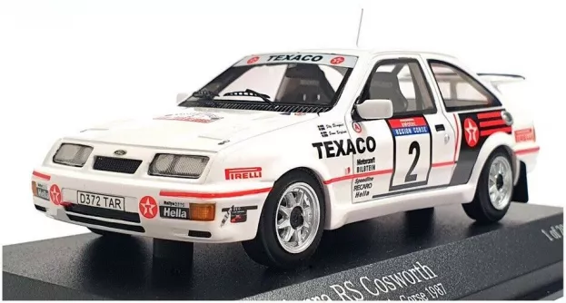 Minichamps Ford Sierra Rs Cosworth Team Texaco N 2 Rally Tour De Corse 1987 T.blomqvist M.grunder 1:43 437878002