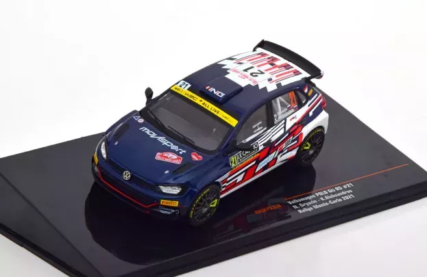 IXO Models Volkswagen Polo Gti R5 N 21 Rally Montecarlo 2021 N.gryazin K.aleksandrov 1:43 RAM793LQ