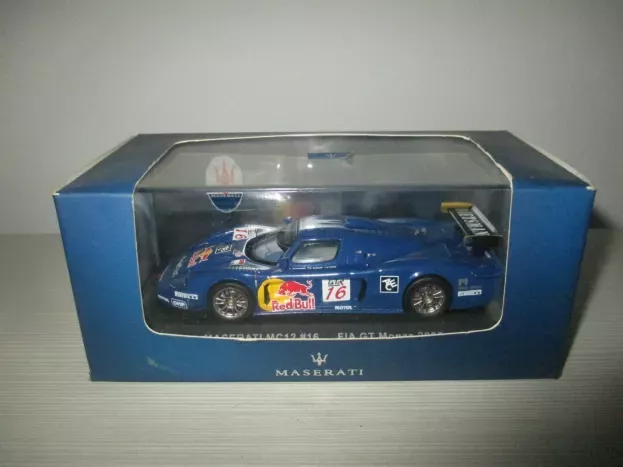 IXO Models Maserati Mc12 N 16 Red-bull Fia Gt Monza 2005 P.peter C.buncombe R.rusinov 1:43 GTM043
