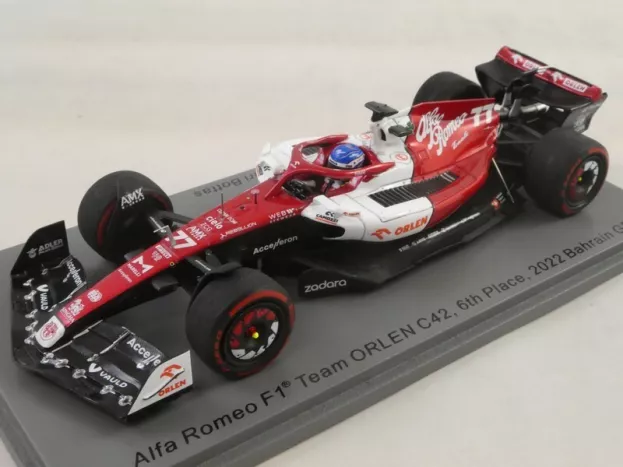 Spark Alfa Romeo F1 C42 Team Orlen Racing N 77 Bahrain Gp 2022 Valtteri Bottas 1:43 S8517
