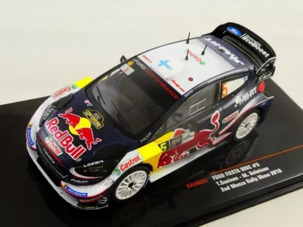 IXO Models Ford Fiesta Rs Wrc Red Bull N 5 2nd Rally Monza Show 2018 T.suninen M.salminen 1:43 RAM695
