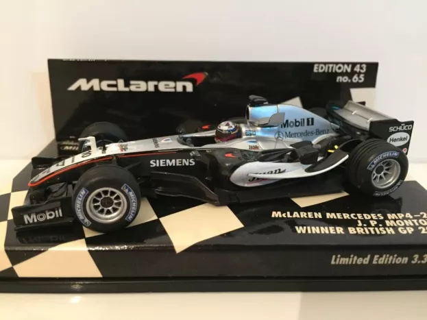 Minichamps Mclaren F1 Mp4 20 Mercedes N 10 Winner British Gp 2005 J.p.montoya 1:43 530054320