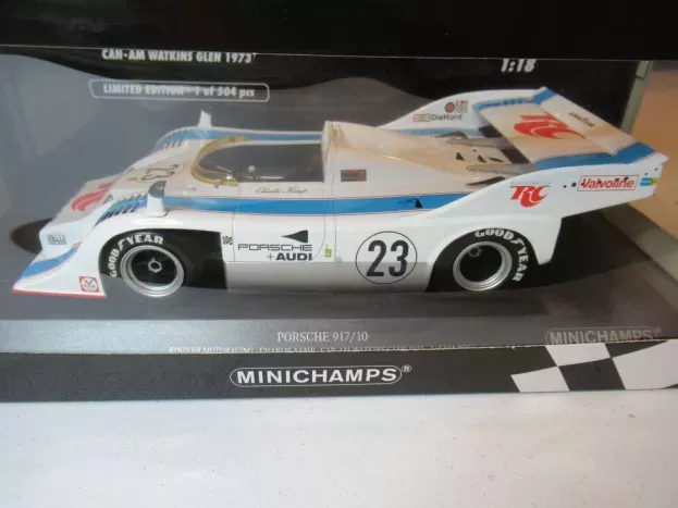 Minichamps Porsche 917 10 Team Rinzler Motoracing N 23 Watkins Can-am Series 1973 Charles Kemp 1:18 155736523