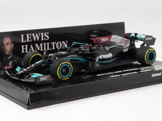 Minichamps Mercedes F1 W12 Mercedes M12 Eq Power+ Team Amg Petronas Motorsport Formula One N 44 Winner Qatar Gp 2021 Lewis Hamilton 1:43 410212144
