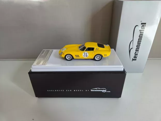 Tecnomodel Ferrari 275 Gtb c Sn.6885 Team Ecurie Francorchamps N 24 3rd 24h Le Mans 1965 Willy Mairesse Jean Blaton beurlys 1:43 TM43-47B