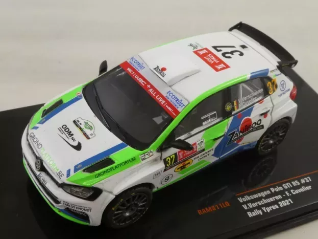 IXO Models Volkswagen Polo Gti R5 N 37 Rally Ypres 2021 V.verschueren F.cuvelier 1:43 RAM811LQ
