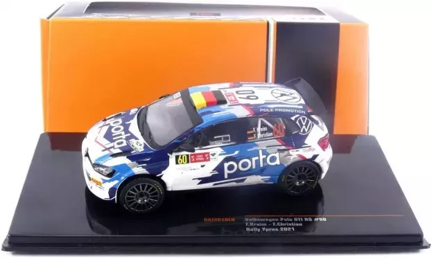 IXO Models Volkswagen Polo Gti R5 N 60 Rally Ypres 2021 F.kreim F.christian 1:43 RAM810LQ